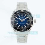 VRF Super Clone Omega Ocean Planet 6000m Ultra Deep Seamaster Blue Dial 45.5mm Watch 